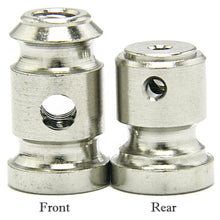 Load image into Gallery viewer, Nickel Plated Spout Topped Large Binding Post - Front 1