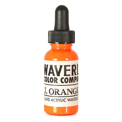 Waverly Liquid Acrylic Watercolor - Japanese Orange 1
