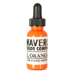 Waverly Liquid Acrylic Watercolor - Japanese Orange 1
