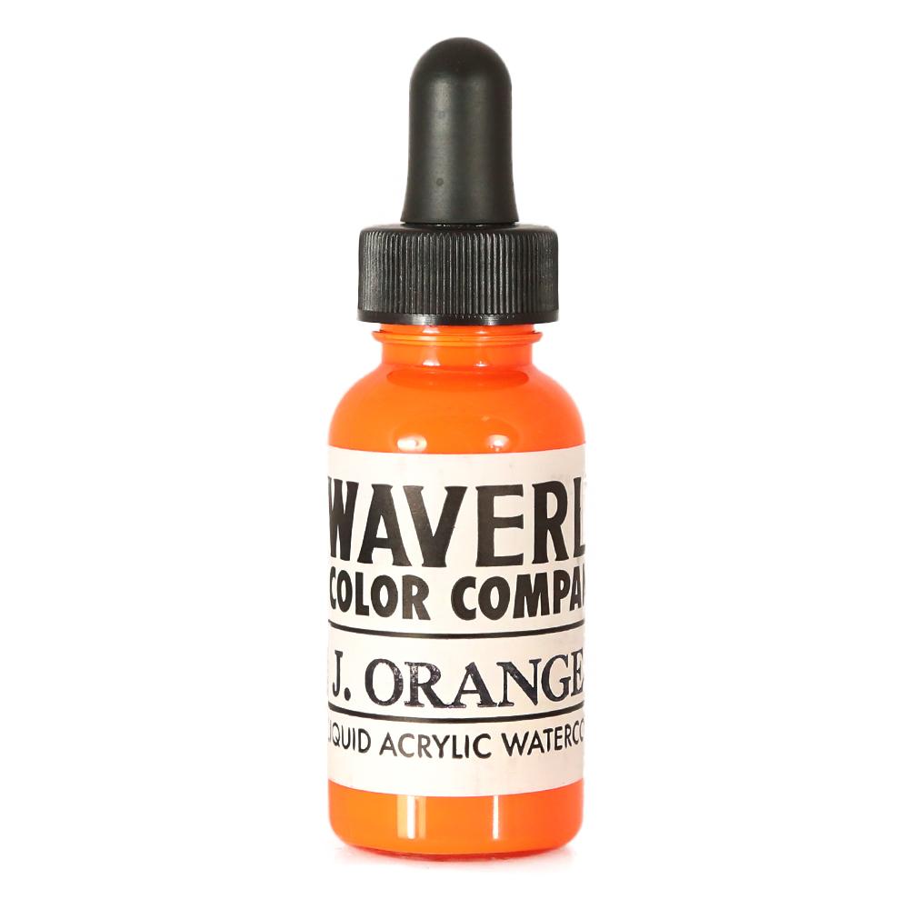 Waverly Liquid Acrylic Watercolor - Japanese Orange 1