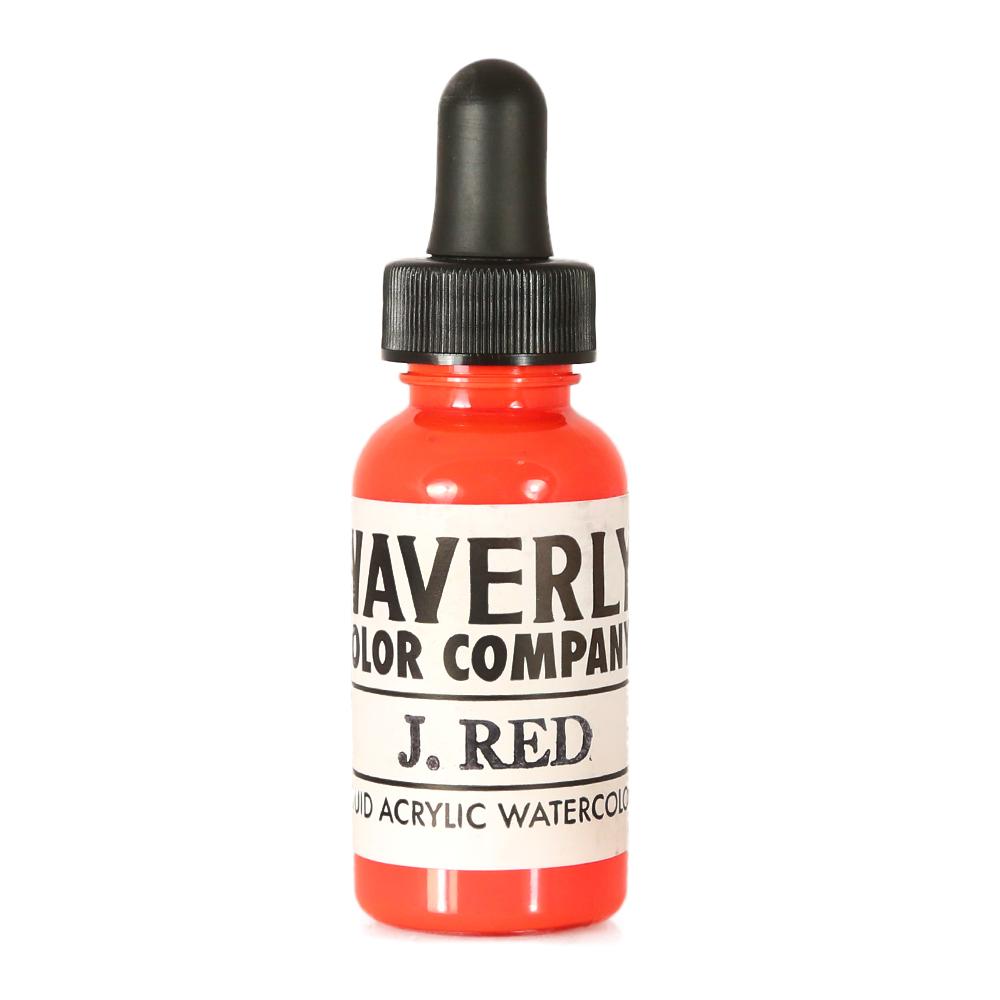 Waverly Liquid Acrylic Watercolor - Japanese Red 1