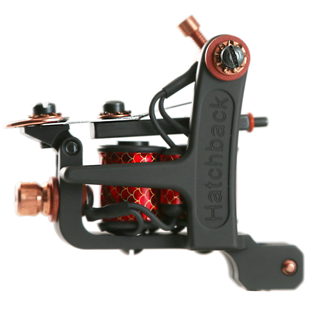 Hatchback Irons - Shader Tattoo Machine - Black and Red