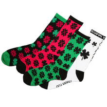 Load image into Gallery viewer, Holiday Socks - Group Shot on Floor Background Removed