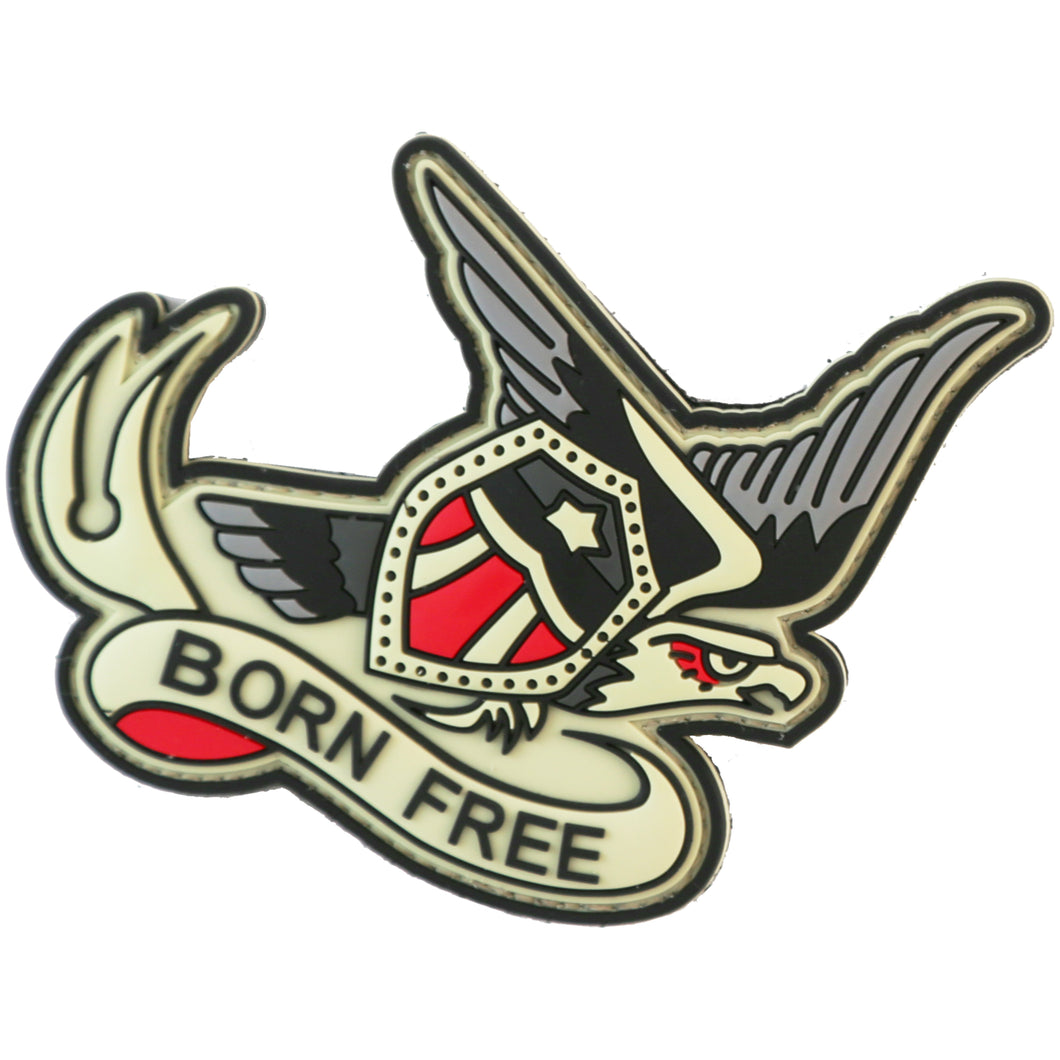 Steve Lanier - Born Free PVC Patches