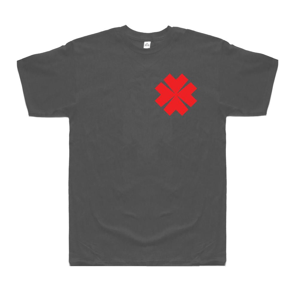 Lucky Supply New Logo T Shirt Gray Mens Clover Front - Large 1