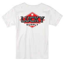 Load image into Gallery viewer, Lucky Supply New Logo T Shirt White Mens - Large 2