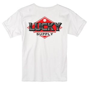 Lucky Supply New Logo T Shirt White Mens - Large 2