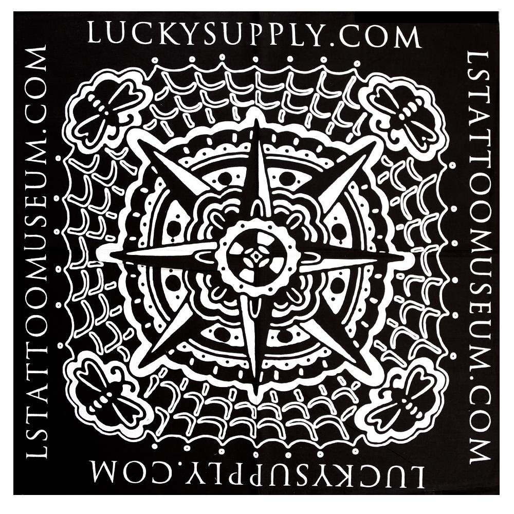 Lucky's Bandana Artwork by Bert Krak - Black 1