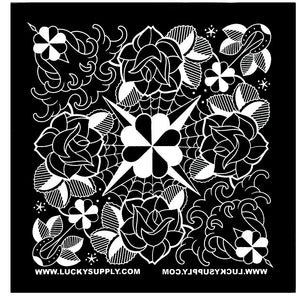 Lucky's Black Bandana Artwork by Jason Minauro - Black 1