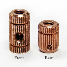Load image into Gallery viewer, Copper Plated Ridged Binding Post - Front 1