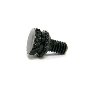 Double Wide Knurled Binding Post Screws - Blackened 1