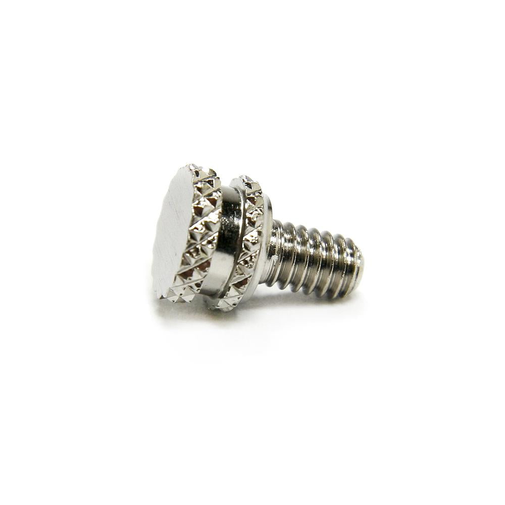 Double Wide Knurled Binding Post Screws - Nickel 1