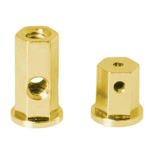 Load image into Gallery viewer, Stable Bottom Hex Binding Posts- Brass Rear 2