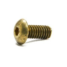 Load image into Gallery viewer, Brass Button Head Screw 8 32 - 1/2in 1