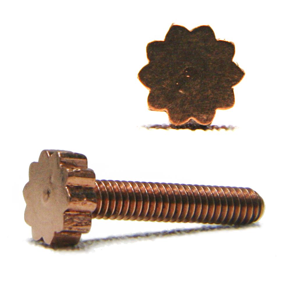 Sunburst Copper Contact Screw - 1