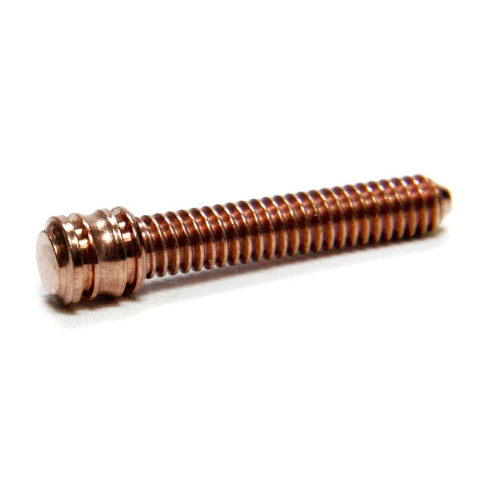 Long Beveled Copper Contact Screw - 1