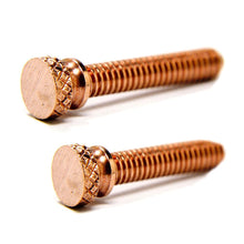 Load image into Gallery viewer, Long Knurled Copper Contact Screw 1