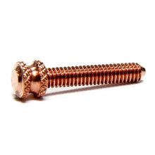 Load image into Gallery viewer, Double Knurled Short Copper Contact Screw - 1