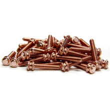 Load image into Gallery viewer, Double Knurled Short Copper Contact Screw - 1