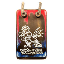 Load image into Gallery viewer, Engraved Fighting Cock Cordless Foot Switch 1