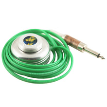 Load image into Gallery viewer, Spring Loaded Foot Switch with Acrylic Medallion - Ocean Marble 2