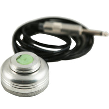 Load image into Gallery viewer, Spring Loaded Foot Switch with Acrylic Medallion - Green Machine 5