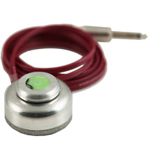Load image into Gallery viewer, Spring Loaded Foot Switch with Acrylic Medallion - Green Machine 6