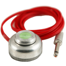 Load image into Gallery viewer, Spring Loaded Foot Switch with Acrylic Medallion - Green Machine 7