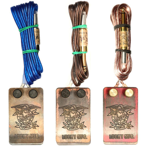 Engraved Globe Foot Switch 1