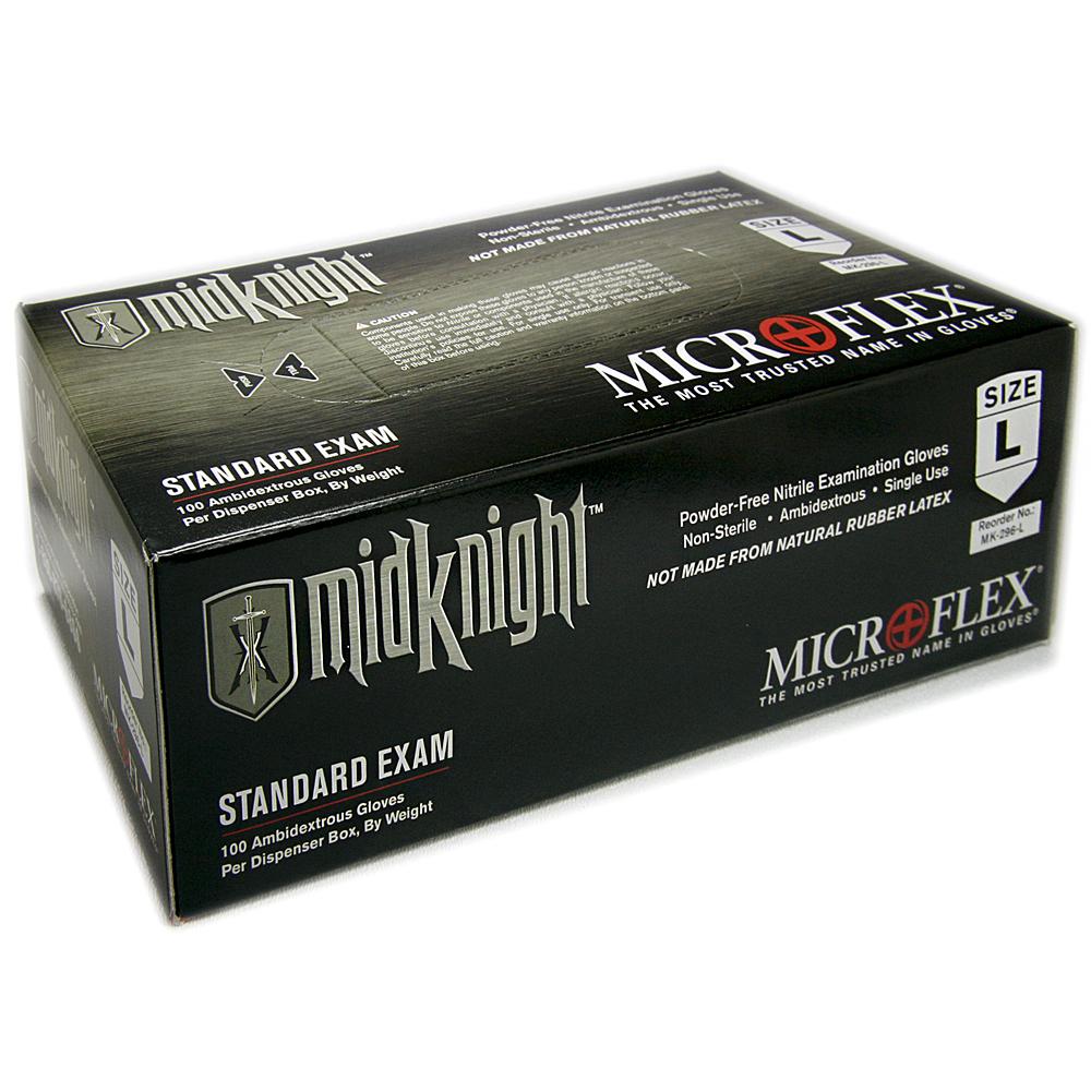 MidKnight Nitrile Gloves- X Small 1