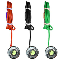 Load image into Gallery viewer, Spring Loaded Foot Switch with Acrylic Medallion - Green Machine 1