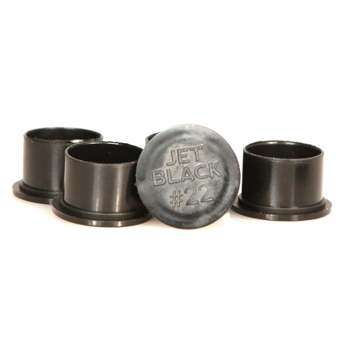 Jet Black Ink Caps- #22 Large-500 pcs 1