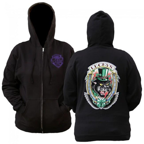 Lucky Supply Hooded Panther Sweatshirt - Small 1