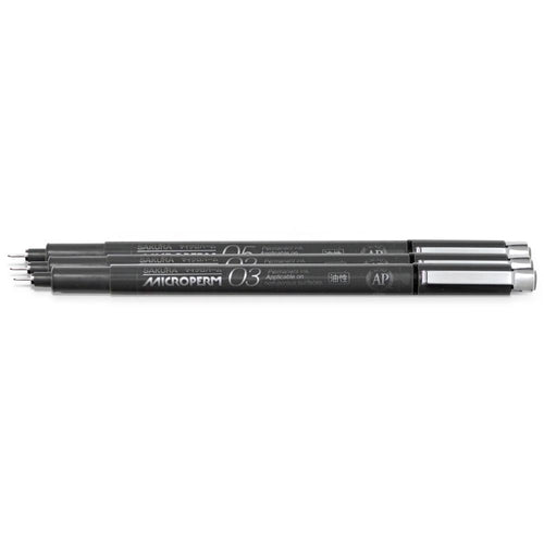 Sakura Pigma Microperm Permanent All Black Pens 1