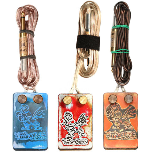 Engraved Fighting Cock Foot Switch 1