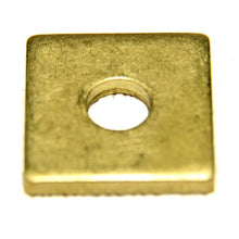 Load image into Gallery viewer, Square 1/2&quot; Spring Shelf Washers- Brass (5 Pack) 1