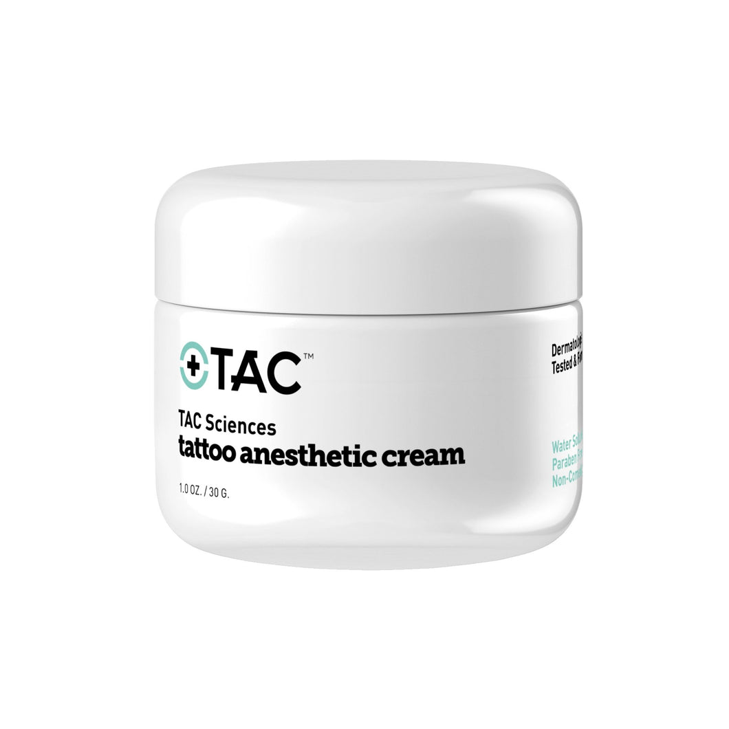 TAC Tattoo Anesthetic Numbing Cream - 1oz Jar 1