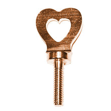 Load image into Gallery viewer, Heart Tube Vice Screw - Copper 1