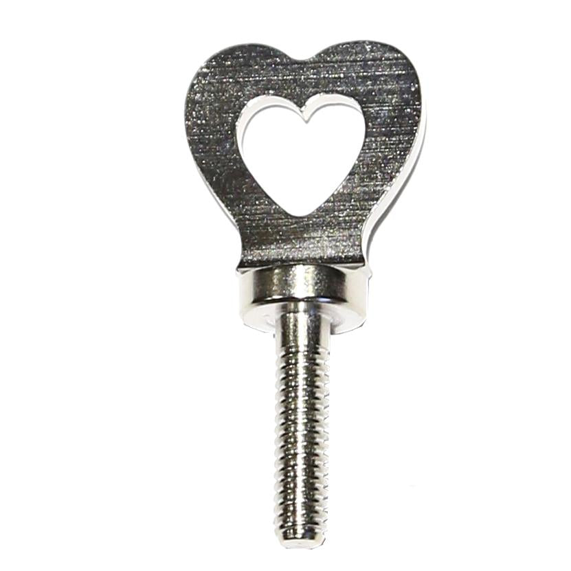 Heart Tube Vice Screw- Nickel 1