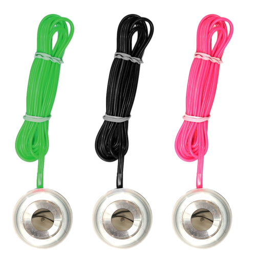 Spring Loaded Foot Switch with Acrylic Medallion- Tuxedo 1