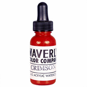 Waverly Liquid Acrylic Watercolor - Crimson 1