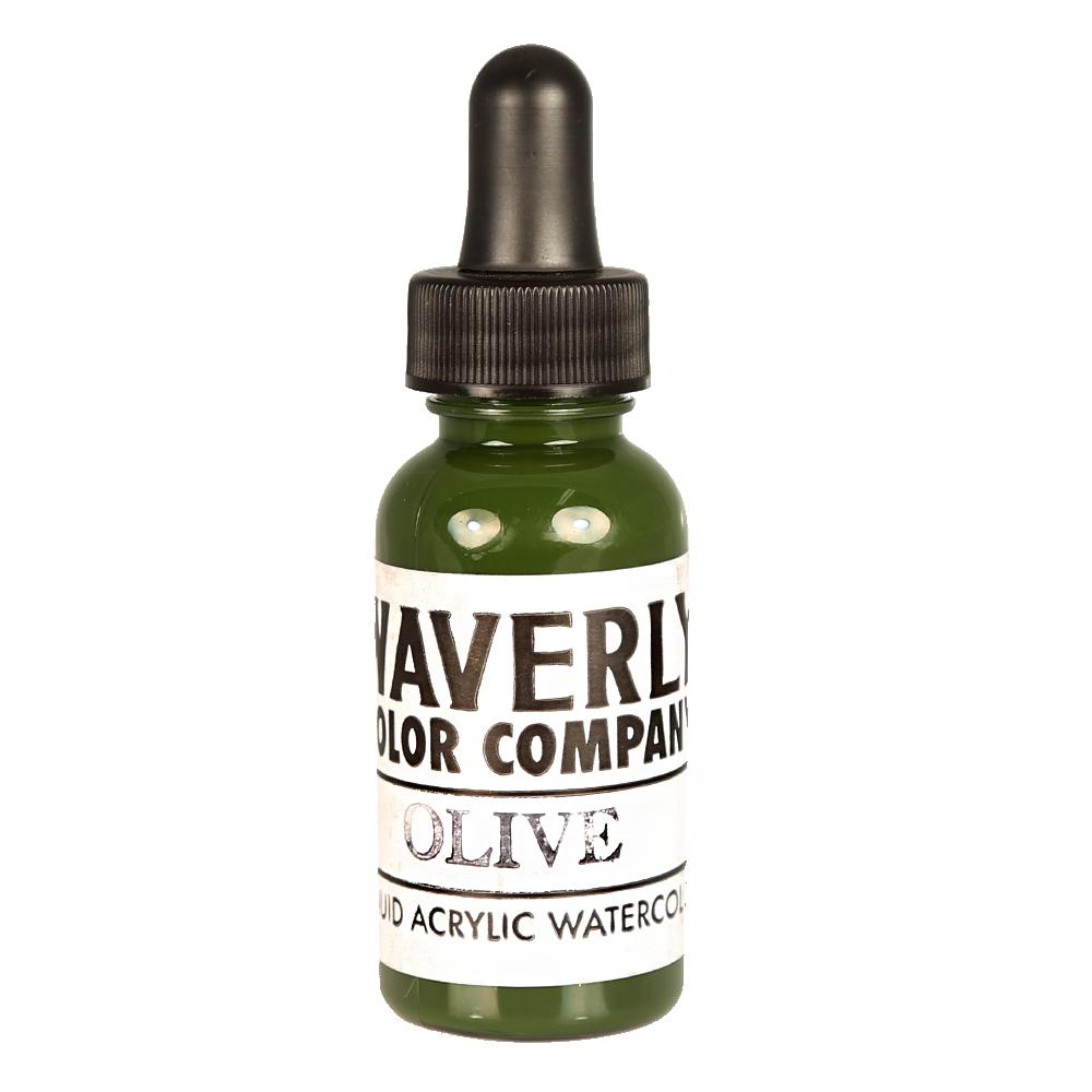 Waverly Liquid Acrylic Watercolor - Olive 1