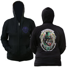 Load image into Gallery viewer, Lucky Supply Hooded Zip Up Panther Sweater 2